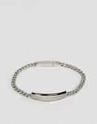Emporio Armani Egs2540040 Woven Bracelet In Silver - Silver