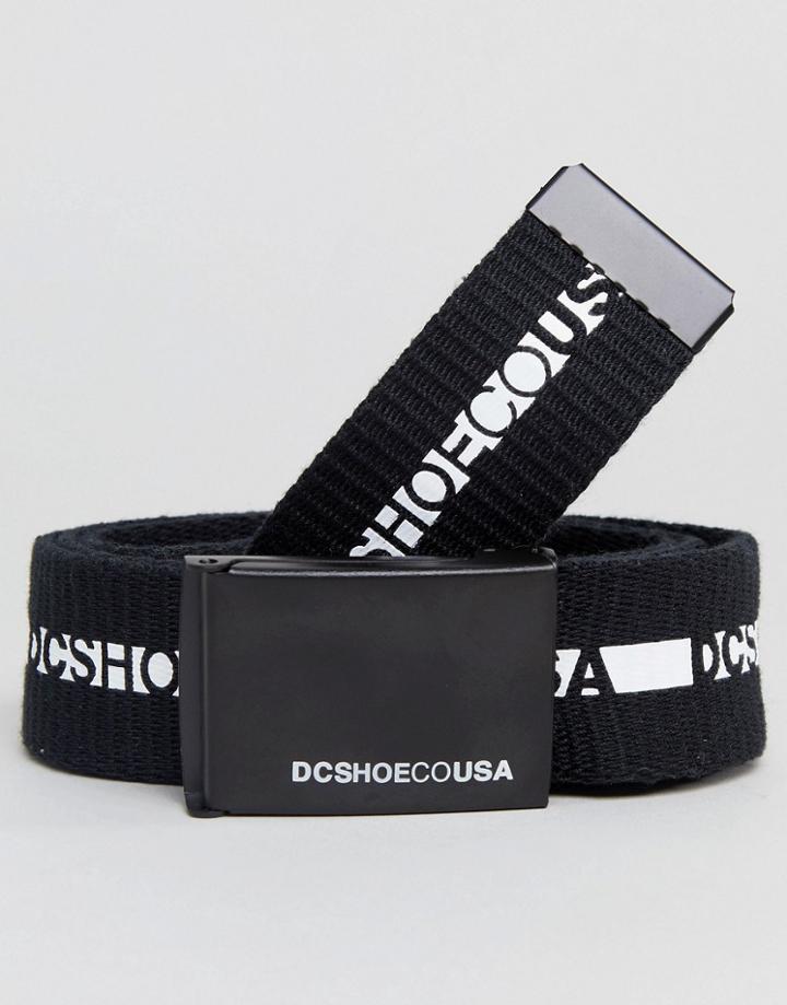 Dc Shoes Chinook Belt In Black - Black