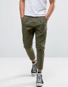Only & Sons Cropped Chino - Green