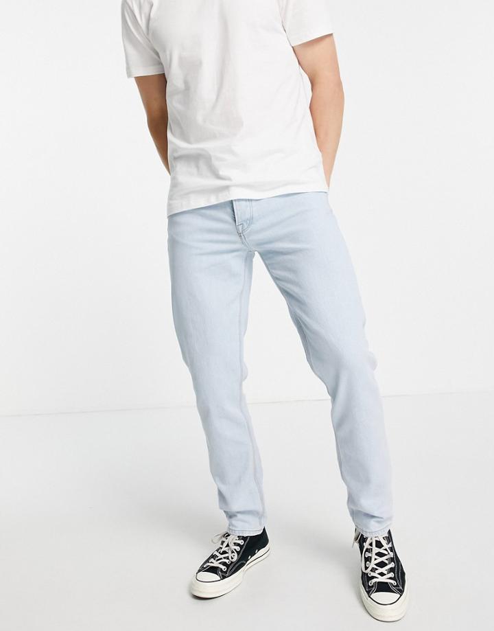 River Island Slim Jeans In Light Blue-blues