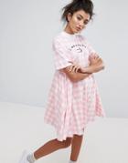 Lazy Oaf Lunch Time Dress - Pink