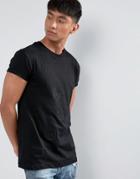 Night Addict Embroidered Butterfly T-shirt - Black