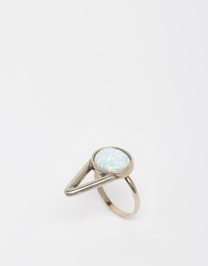 The 2bandits Silver Plated Wall Ring - Silver