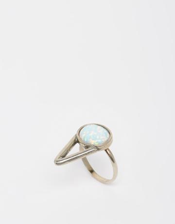 The 2bandits Silver Plated Wall Ring - Silver