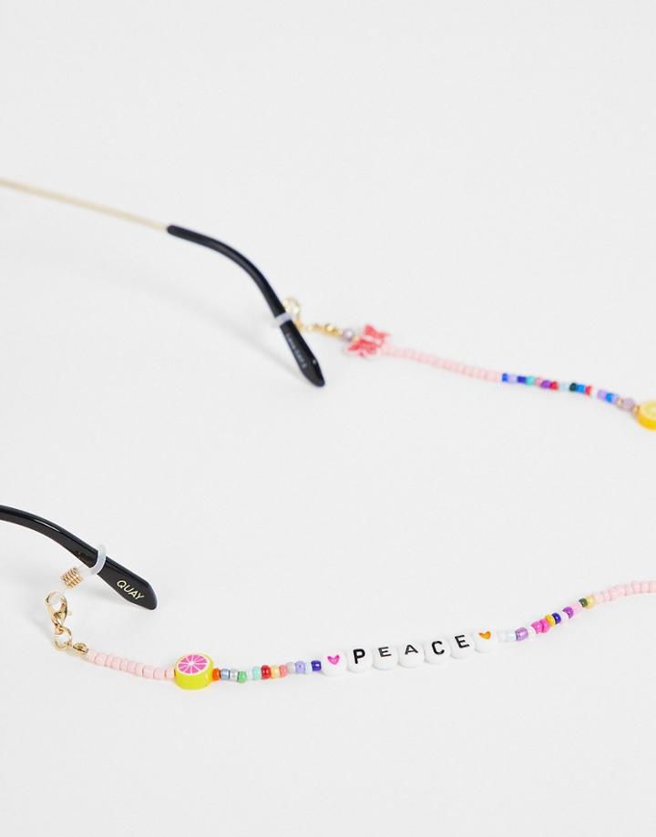 Madein Y2k Beaded Sunglasses Chain-multi