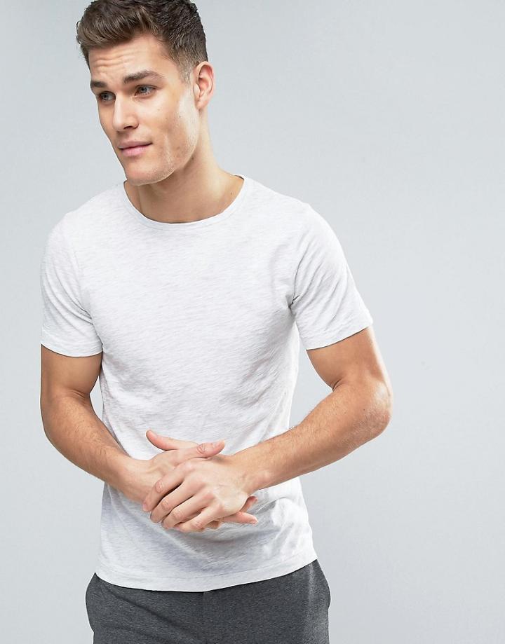 Jack & Jones Premium Melange Tee - White
