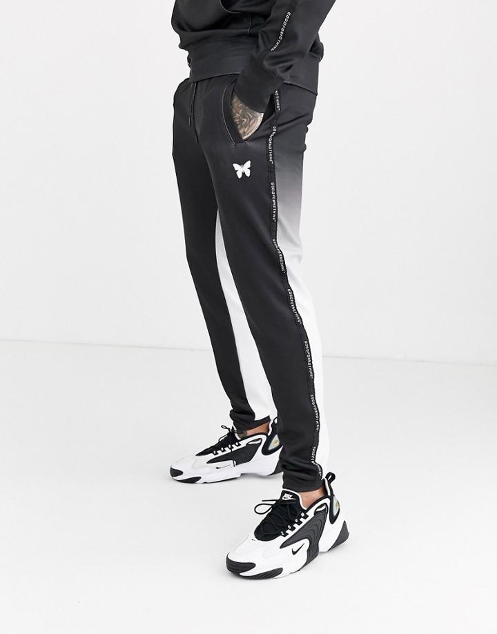 Good For Nothing Sweatpants In Black Ombre Fade - Black