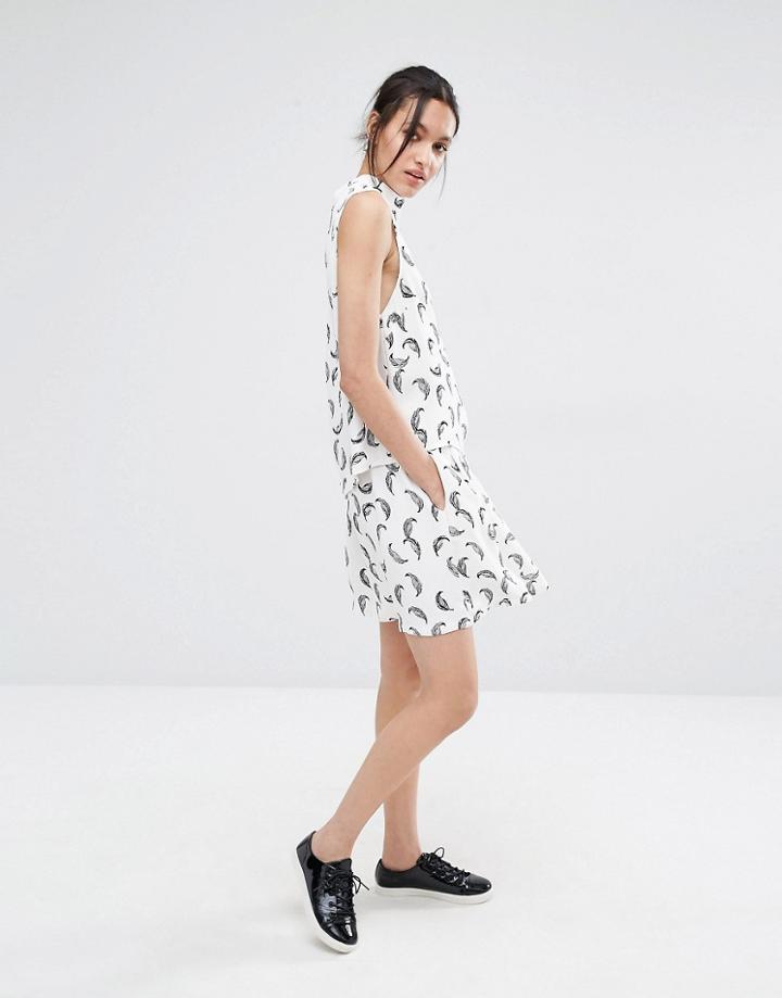 Just Female Fly Skirt - Cream