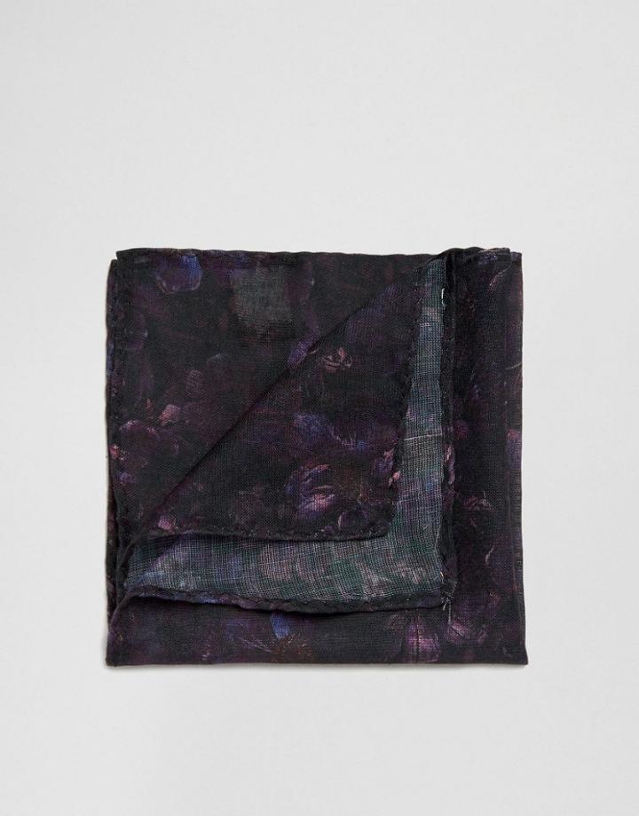 Jack & Jones Silk Pocket Square - Purple