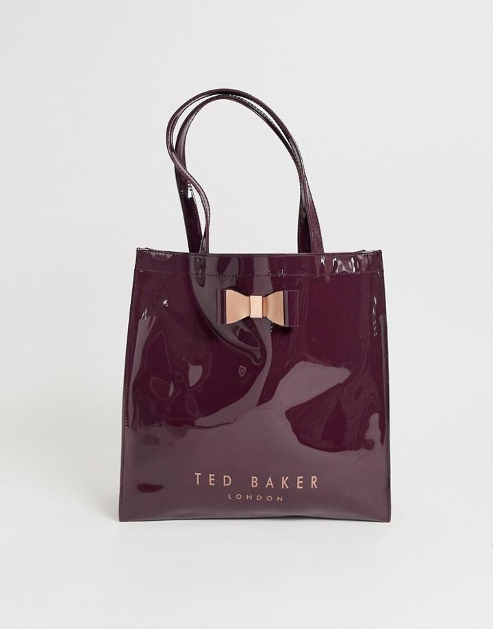 Ted Baker Sofcon Bow Detail Large Icon Bag-purple