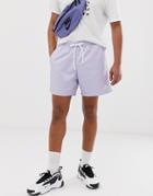Nike Woven Logo Shorts Lilac