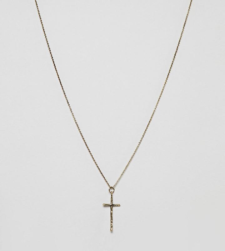 Reclaimed Vintage Inspired Cross Necklace Exclusive To Asos - Silver