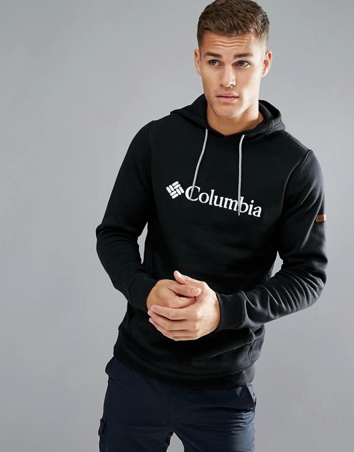 Columbia Basic Logo Ii Hoodie In Black - Black