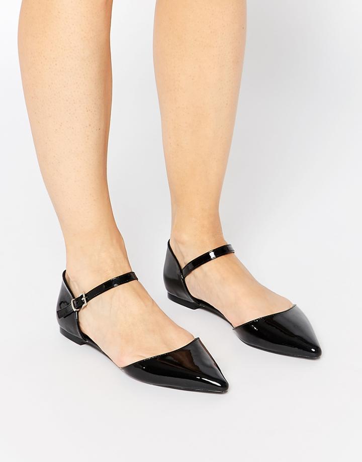 Asos Late Night Ballet Flats - Black