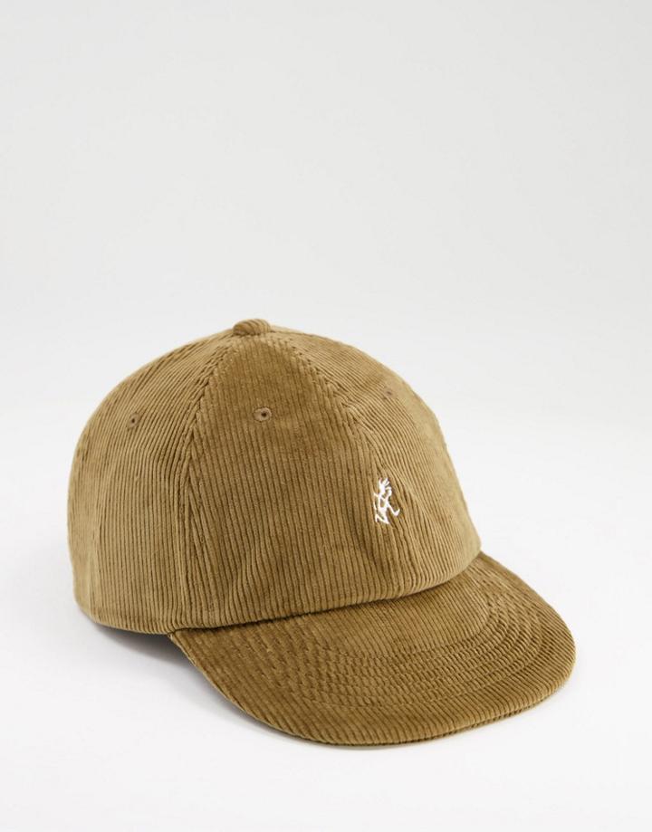 Gramicci Corduroy Umpire Baseball Cap In Brown