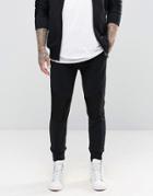 Diesel P-soul Sweat Pants Mesh Knee - Black