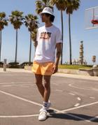 Adidas Originals 'summer Club' Campervan Graphic Oversized T-shirt In White