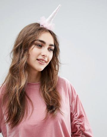 Asos Unicorn Hair Clip - Pink