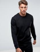 Bershka Sweatshirt In Black - Black