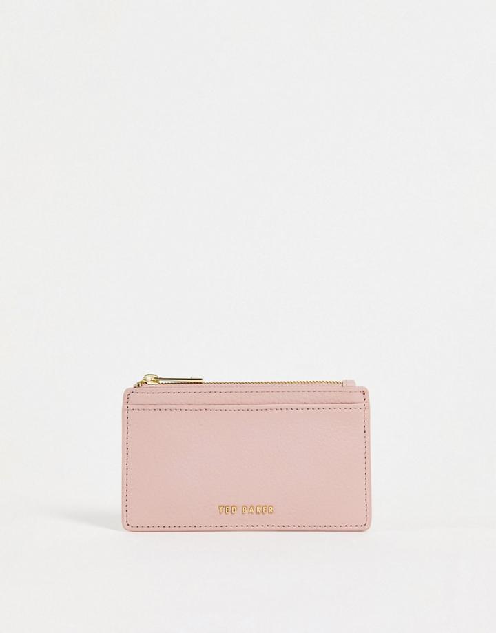 Ted Baker Briell Zip Top Wallet In Light Pink