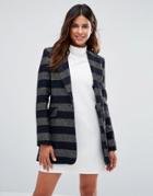 Helene Berman Longline Blazer With Silver Lurex - Multi