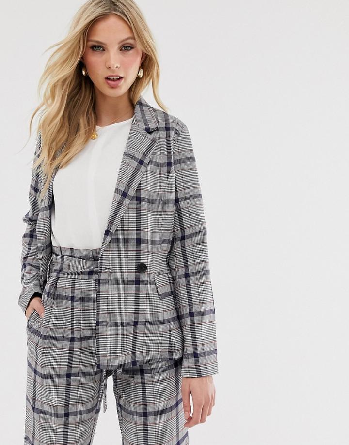 Y.a.s Check Blazer-multi