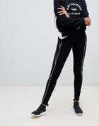 Karl Lagerfeld Punto Logo Leggings - Black
