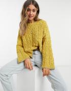 Raga Leona Pullover Sweater In Mustard Yellow