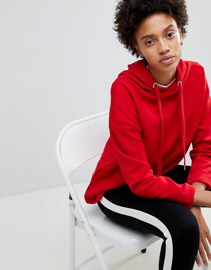 Stradivarius Hoodie - Red