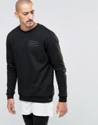 Brixton Sweatshirt With Box Logo - Black