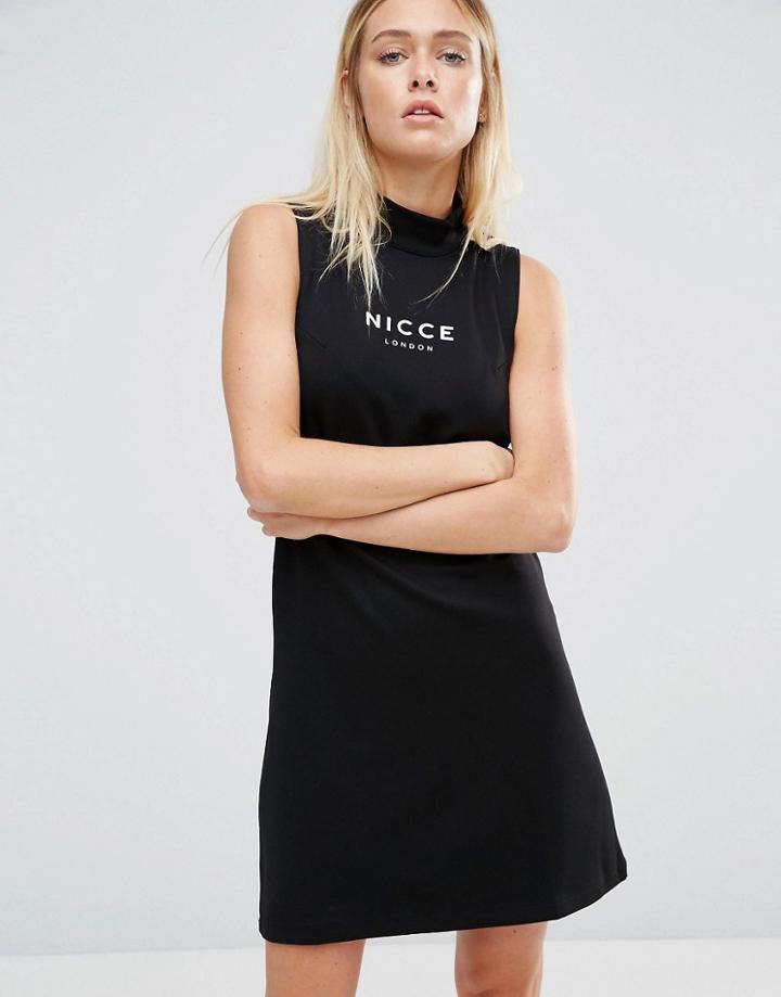 Nicce London Erin Logo Dress - Black