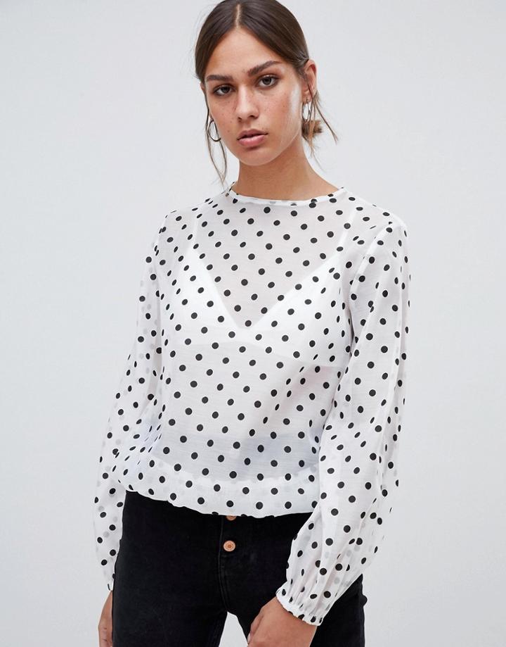 Moves By Minimum Spotty Blouse - Multi