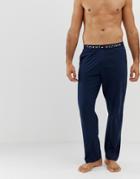 Tommy Hilfiger Lounge Sweatpants With Comfort Logo Waistband In Navy