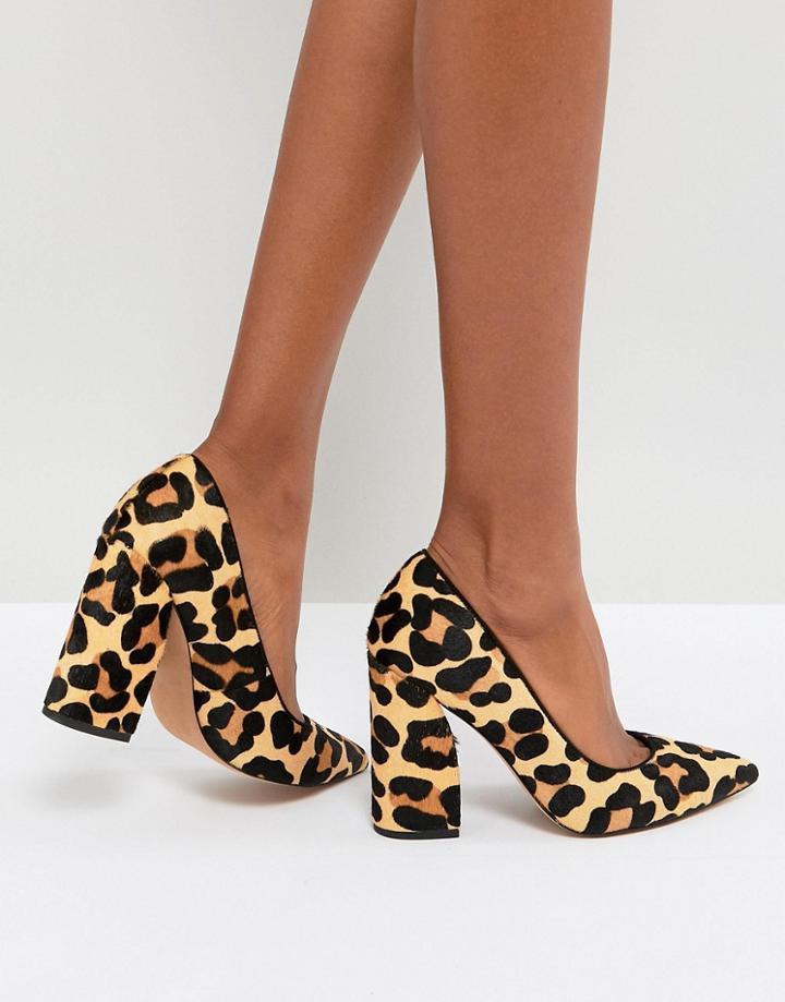 Asos Panama Leather High Heels - Multi