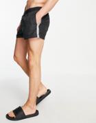 Calvin Klein Classic Black Swim Shorts In Black