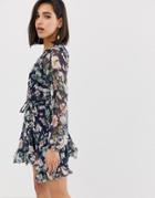 The Jetset Diaries Fleur Mini Dress-multi