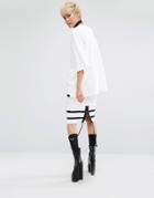 Fenty X Puma By Rihanna Lace Up Midi Skirt - White