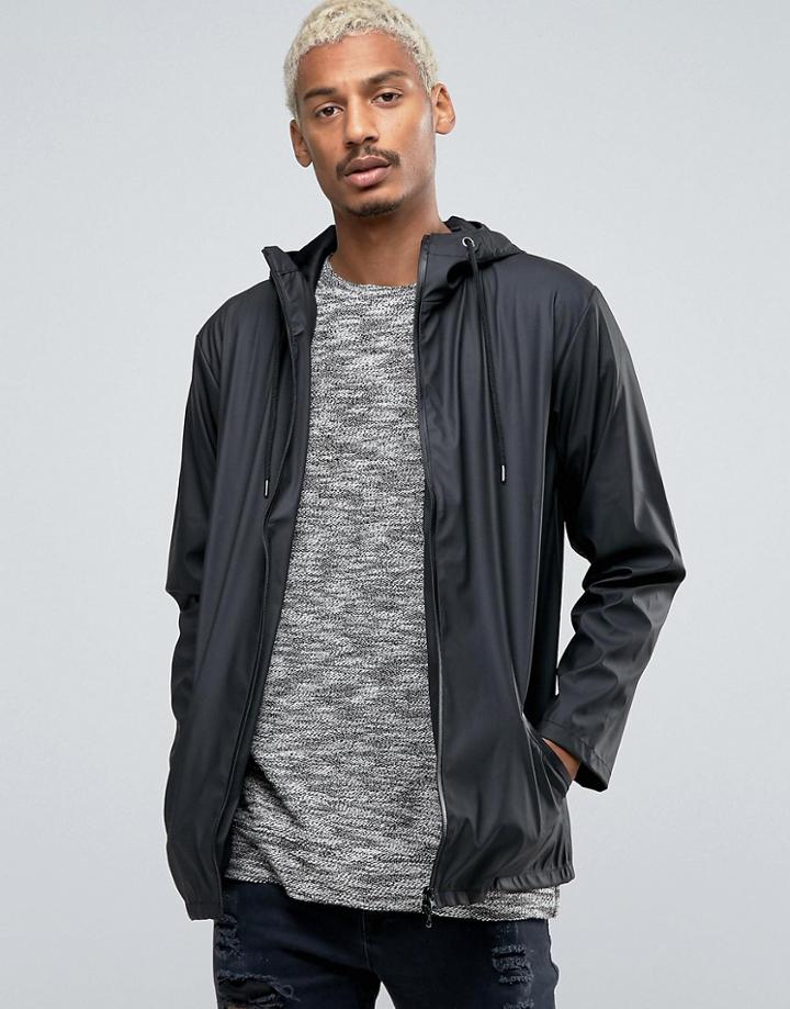 Serge De Nimes 4 Symbol Rain Coat - Black