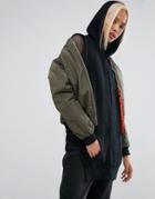 Shikumi Jersey Longline Hooded Scarf - Black