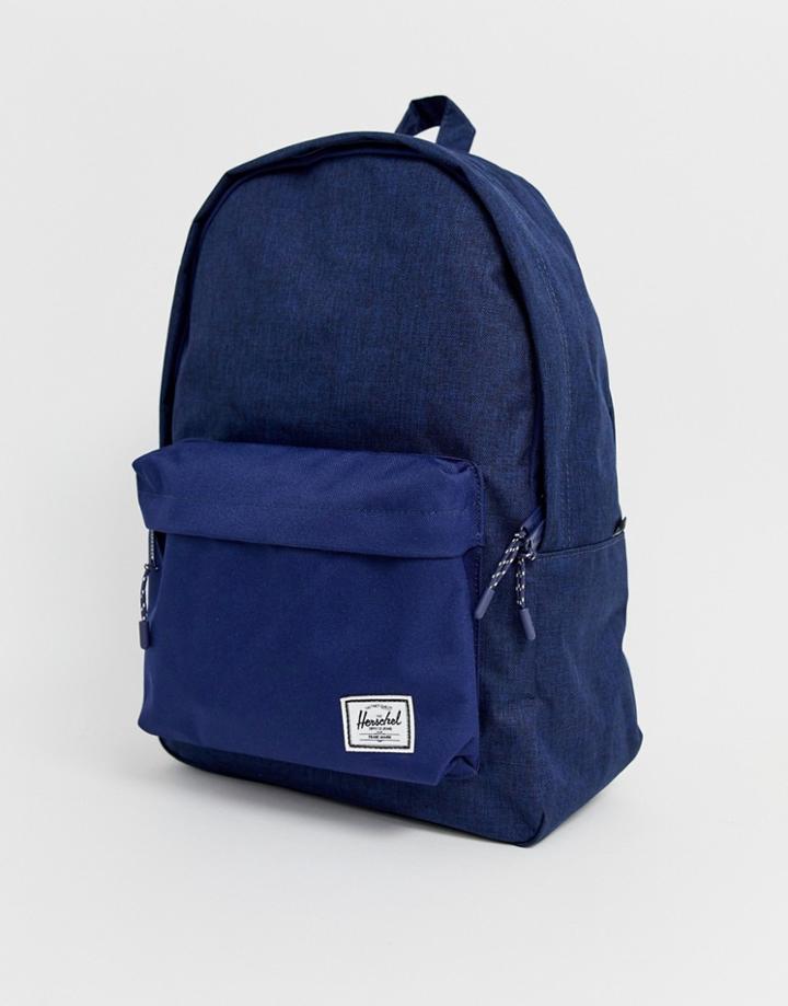 Herschel Supply Co Classic 24l Backpack In Crosshatch Navy - Navy