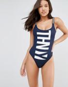 Tommy Hilfiger Thny Clio Swimsuit - Thny Placed Prt