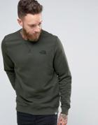 The North Face Sweatshirt With Tnf Logo In Green - Green