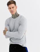 Bershka Waffle Sweater In Gray - Gray