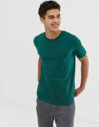 Selected Homme Perfect T-shirt In Pima Cotton-green