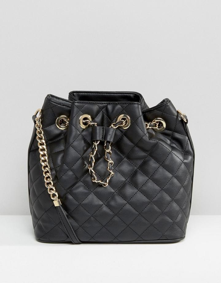 Aldo Quilted Duffle Bag - Black