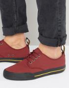Dr Martens Pressler Canvas Sneakers - Red