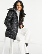 The North Face Palomar Down Parka Jacket In Black