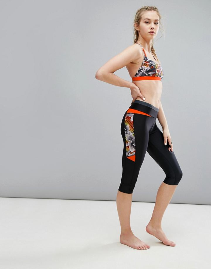 Speedo Hydra Fizz Capri Pant - Black