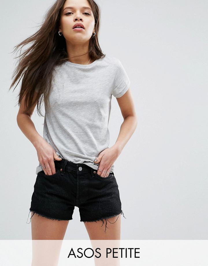 Asos Petite The Ultimate Crew Neck T-shirt - Gray