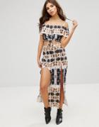 Rock & Religion Tie Dye Maxi Skirt - Multi